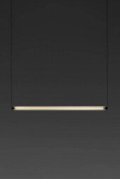 Luminosa Lighting Luminosa Lumina 90Cm 1L Black Pendant 18W 2700K Dali - thumbnail 1