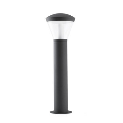 Luminosa Lighting Luminosa Shelby Led Outdoor Bollard Light White, Dark Grey Ip65 - image 1