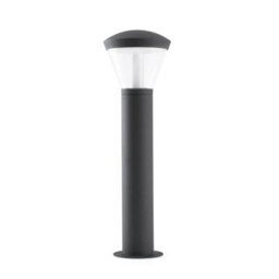 Luminosa Lighting Luminosa Shelby Led Outdoor Bollard Light White, Dark Grey Ip65