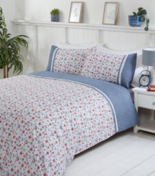 Rapport Home Penelope Polycotton Duvet Cover Set With Pillowcase - thumbnail 1