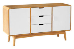 Orsina Scandinavian Design Sideboard, Two Door Sideboard With Storage, Stylish And Functional Living Room Sideboard - thumbnail 2