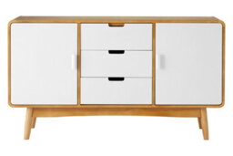 Orsina Scandinavian Design Sideboard, Two Door Sideboard With Storage, Stylish And Functional Living Room Sideboard - thumbnail 1