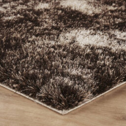 Modern Soft Two Tone Shimmer Shaggy Area Rugs Bronze 160X230 Cm - thumbnail 9