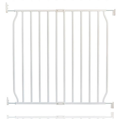 Safetots Screw Fit Metal Baby Gate, White, 70Cm - 80Cm - image 1
