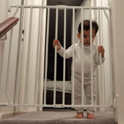 Safetots Screw Fit Metal Baby Gate, White, 70Cm - 80Cm - thumbnail 9