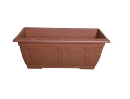 Whitefurze 6 X Large Venetian Patio Planter Trough Plant Pot 60Cm Plastic Terracotta Colour Pot - thumbnail 5