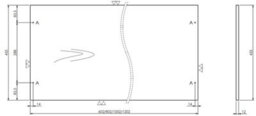 Aveli 1200mm Oak Grey Marble Vanity Unit Double Oval White Basin Fluted Soft Close - thumbnail 8