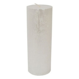Buttercup Farm Libra Rustica Pillar Candle - Paraffin - L7 X W7 X H19 Cm - Pearl/white - thumbnail 2