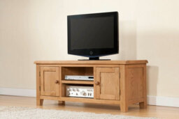 Buttercup Farm Shrewsbury Large Tv Unit - L45 X W120 X H50 Cm - Oak