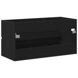 Walplus Sink Cabinet Black Oak 90 X 38.5 X 45 Cm Engineered Wood - thumbnail 8