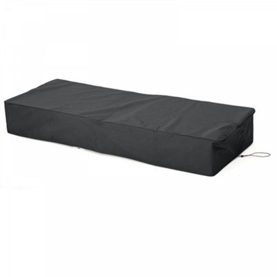 1 Waterproof Outdoor Sun Lounger Cover, Black, 211 X 76 30 Cm - image 1