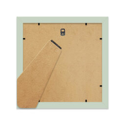 "5X5"" Mint Green Picture Frame - 5X5"" Square Frame With 2X2"" Mount For 5X5""/2X2"" Pictures Moderrn Style Thin Edge, 1 Pack" - thumbnail 3