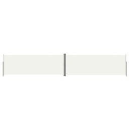 Berkfield Retractable Side Awning Cream 220X1200 Cm - thumbnail 2