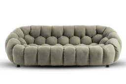 Sage Green Teddy Boucle Fabric  3 + 2 Seater Sofa Set For Living Room Atrani - thumbnail 2