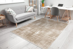 RugsX Modern Carpet Duke A0357 Beige - Vintage, Structured, Very Soft, Fring  180X270 Cm - thumbnail 5