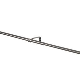 GoodHome Athens Satin Grey Nickel Effect Extendable Single Curtain Pole Set, (L)1200mm-2100mm (Dia)19mm - thumbnail 3