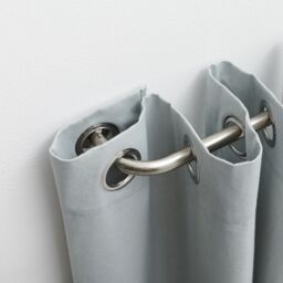 GoodHome Athens Satin Grey Nickel Effect Extendable Single Curtain Pole Set, (L)1200mm-2100mm (Dia)19mm - thumbnail 6