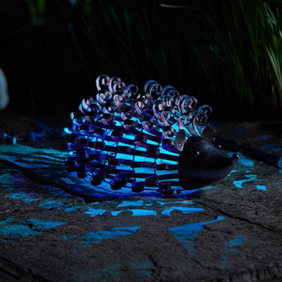 Smart Garden Solar Hedgehog Silhouette Light Garden Light Figure Ornament Colour - image 1