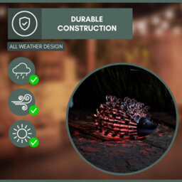 Smart Garden Solar Hedgehog Silhouette Light Garden Light Figure Ornament Colour - thumbnail 7