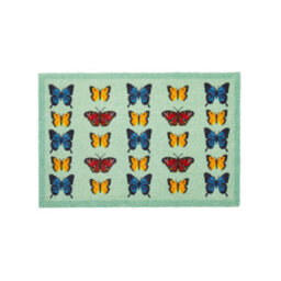 Artsy Doormats Butterfly Pattern Indoor Washable Doormat 60X40Cm - thumbnail 4