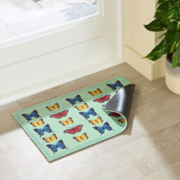 Artsy Doormats Butterfly Pattern Indoor Washable Doormat 60X40Cm - thumbnail 6