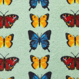 Artsy Doormats Butterfly Pattern Indoor Washable Doormat 60X40Cm - thumbnail 2
