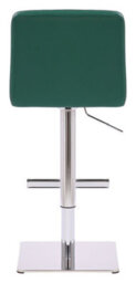 Lamboro Luscious Deluxe Breakfast Bar Stool, Chrome Footrest, Height Adjustable Swivel Gas Lift, Home Bar & Kitchen Barstool, Sage Green - thumbnail 5
