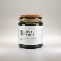 Serenityy Fig & Cassis Soy Wax Candle 150G - Wooden Wick, Rustic Glass Jar, Luxury Home Fragrance - thumbnail 3