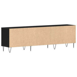 Berkfield Tv Cabinet Black Oak 150X30X44,5 Cm Engineered Wood - thumbnail 6