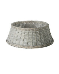 Werchristmas 70 Cm Grey Wicker Rattan Christmas Tree Collar - thumbnail 1
