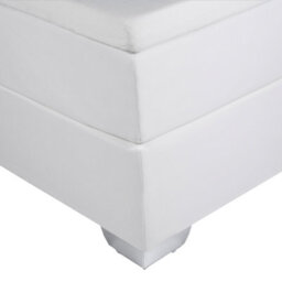 Beliani Divan Bed Faux Leather President 160 X 200 Cm (Eu King Size) Black/ White - thumbnail 6