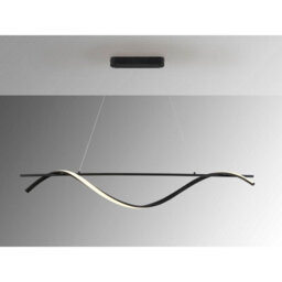 Luminosa Lighting Luminosa Boa Integrated Led Pendant Ceiling Light Matt Black 3000K 1350Lm - Uk Stock - thumbnail 4