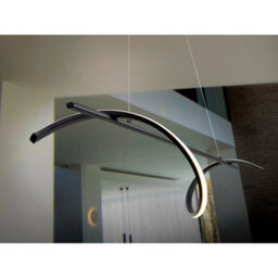Luminosa Lighting Luminosa Boa Integrated Led Pendant Ceiling Light Matt Black 3000K 1350Lm - Uk Stock - thumbnail 3