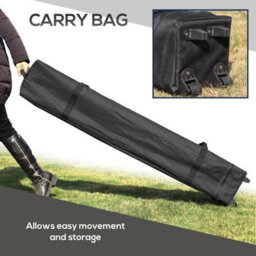Chilli Seating 3 X 3M Pop Up Gazebo  1 Button Push Double Roof Carry Bag - thumbnail 5