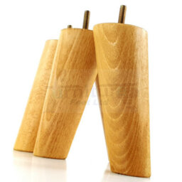 L&F Wood Legs Oak Washed 160mm High Set Of 4 Angled Replacement Furniture Feet Settee Chairs Sofas Footstools M8 - thumbnail 7