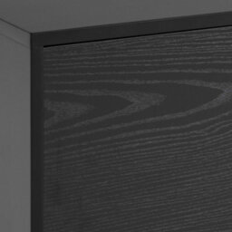 Furniture To Go Seaford 2 Door 1 Drawer Tv Unit In Ash Black - thumbnail 6