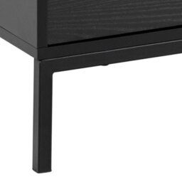 Furniture To Go Seaford 2 Door 1 Drawer Tv Unit In Ash Black - thumbnail 8