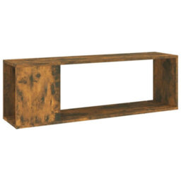Vidaxl Tv Cabinet Smoked Oak 100X24X32 Cm Engineered Wood - thumbnail 1