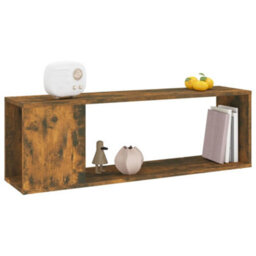 Vidaxl Tv Cabinet Smoked Oak 100X24X32 Cm Engineered Wood - thumbnail 4