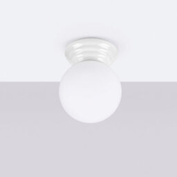 Luminosa Lighting Luminosa Zori Bathroom Ceiling Light White 1X G9Ip44 - thumbnail 3