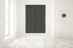 Caecus Blinds Straight Edge Roller Blind Black 210Cm - thumbnail 1
