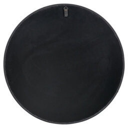 Pacific Lifestyle Round Wall Mirror Black Wood Veneer Deep Edge 74Cm Minimalist Modern - thumbnail 9