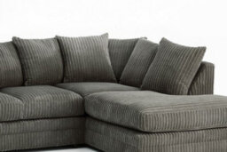 Alpha Designs Guild Logan Compact Corner Sofa Jumbo Cord Fabric - thumbnail 4