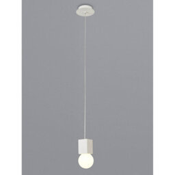 Luminosa Lighting Luminosa Galaxia Pendant Square, 1 Light E27, White / White Cement - thumbnail 2