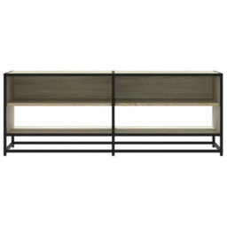 Berkfield Industrial Tv Cabinet Sonoma Oak 120.5X40X46 Cm Engineered Wood And Metal - thumbnail 4