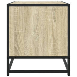 Berkfield Industrial Tv Cabinet Sonoma Oak 120.5X40X46 Cm Engineered Wood And Metal - thumbnail 5