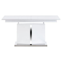 Furniture in Fashion Belmonte High Gloss Extending Dining Table Large In White - thumbnail 8