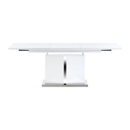 Furniture in Fashion Belmonte High Gloss Extending Dining Table Large In White - thumbnail 7