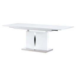Furniture in Fashion Belmonte High Gloss Extending Dining Table Large In White - thumbnail 5