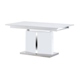 Furniture in Fashion Belmonte High Gloss Extending Dining Table Large In White - thumbnail 6